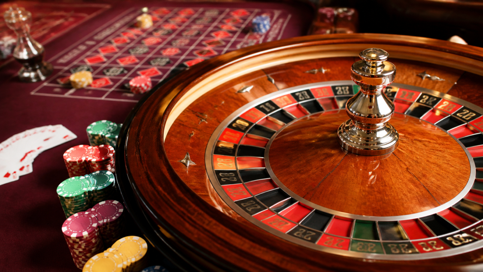 casino trực tuyến: Cách chọn trải nghiệm phù hợp và an toàn Bàn roulette và bài trong không gian casino